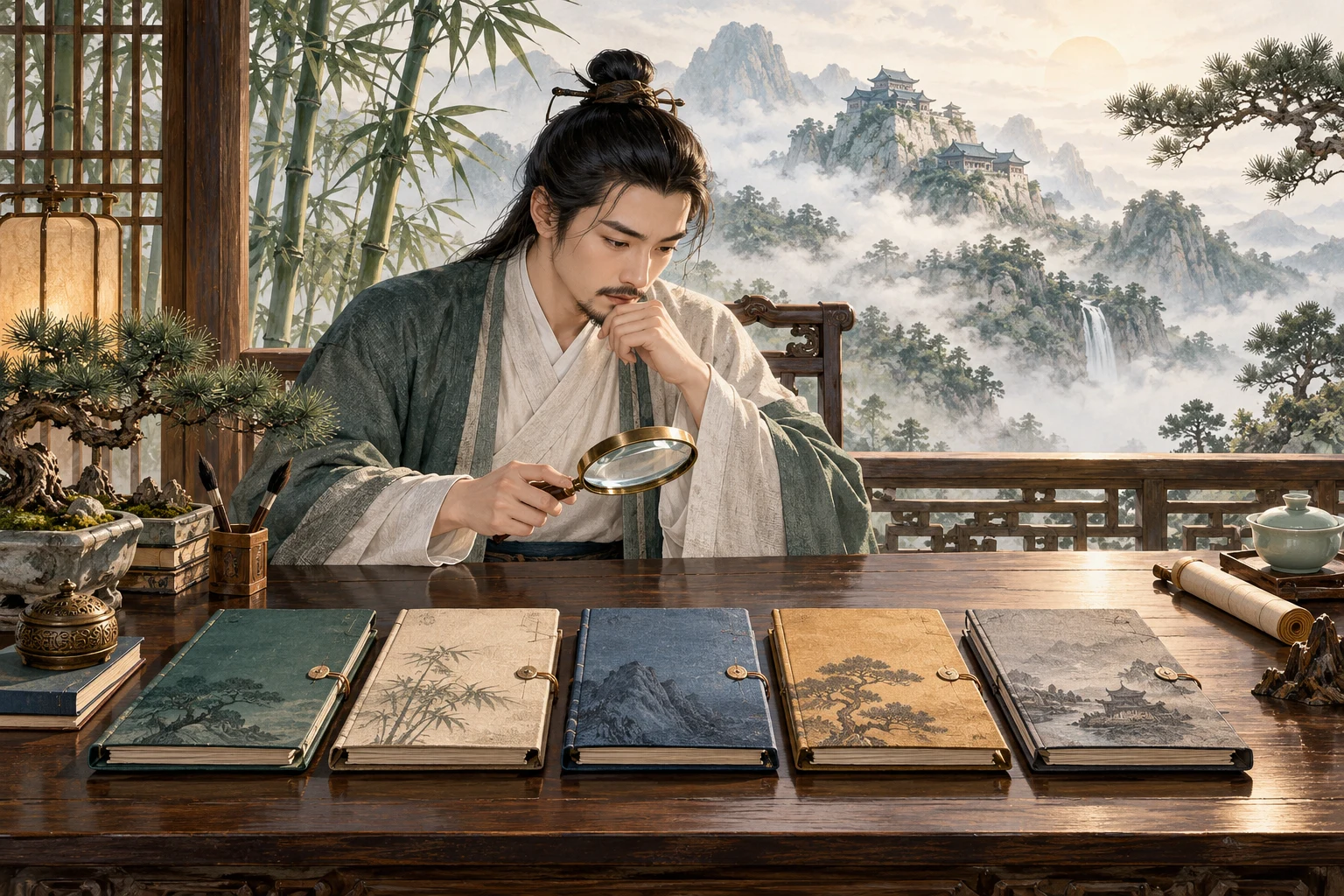 AI生成的道家文化主题示意图